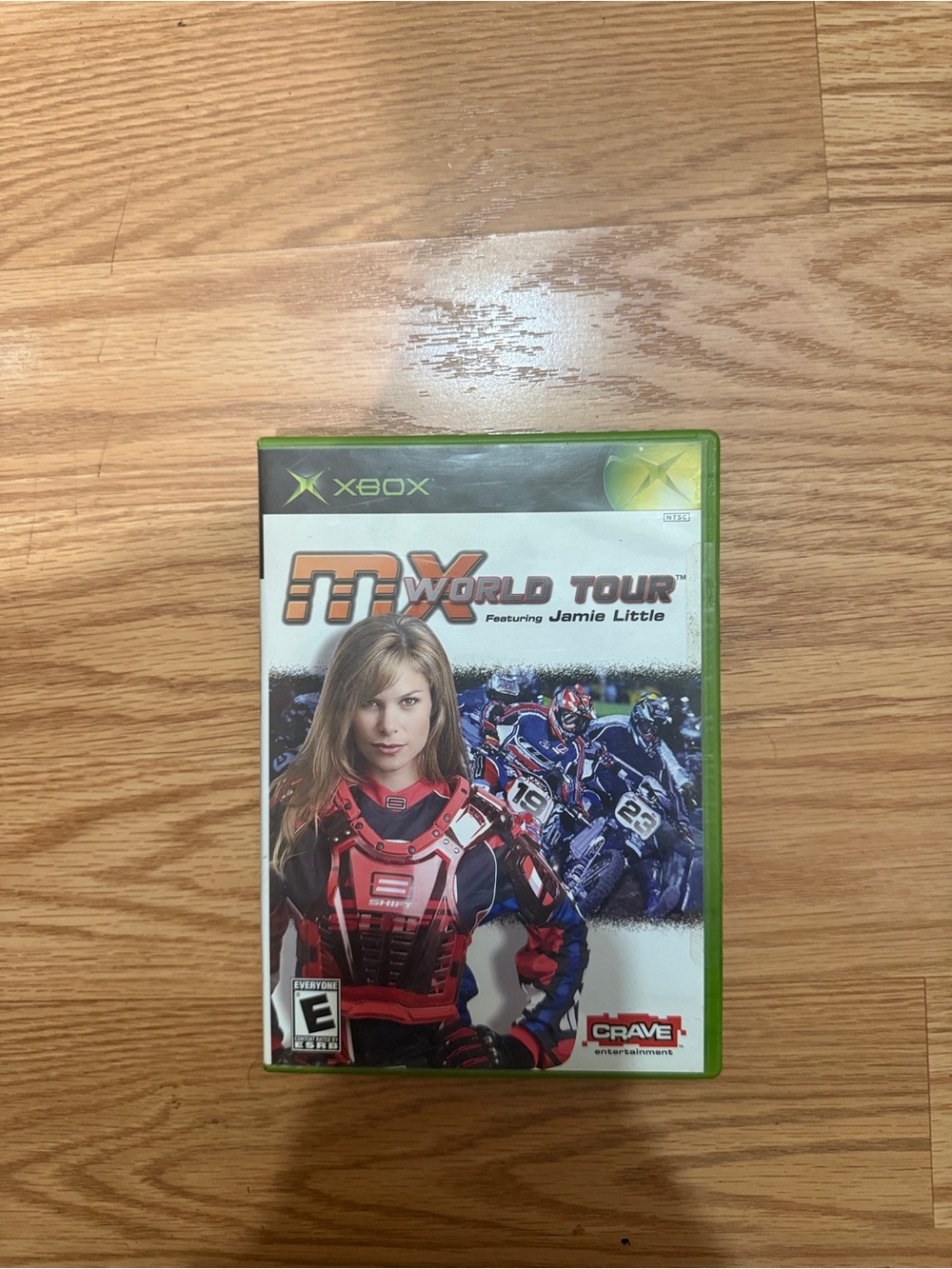 MX World Tour (Xbox) Video Game - Green Case featuring Jamie Little